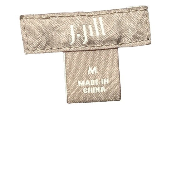 J. Jill Cotton blend blazer utility lagonlook, minimalist, textured button M - Picture 3 of 8